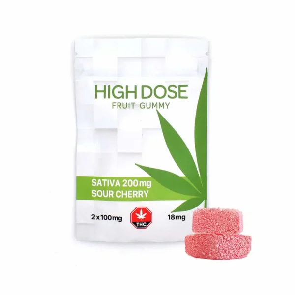 High Dose – Cannabis Fruit Gummies (200mg/800mg/1600mg THC/CBD) - Image 3